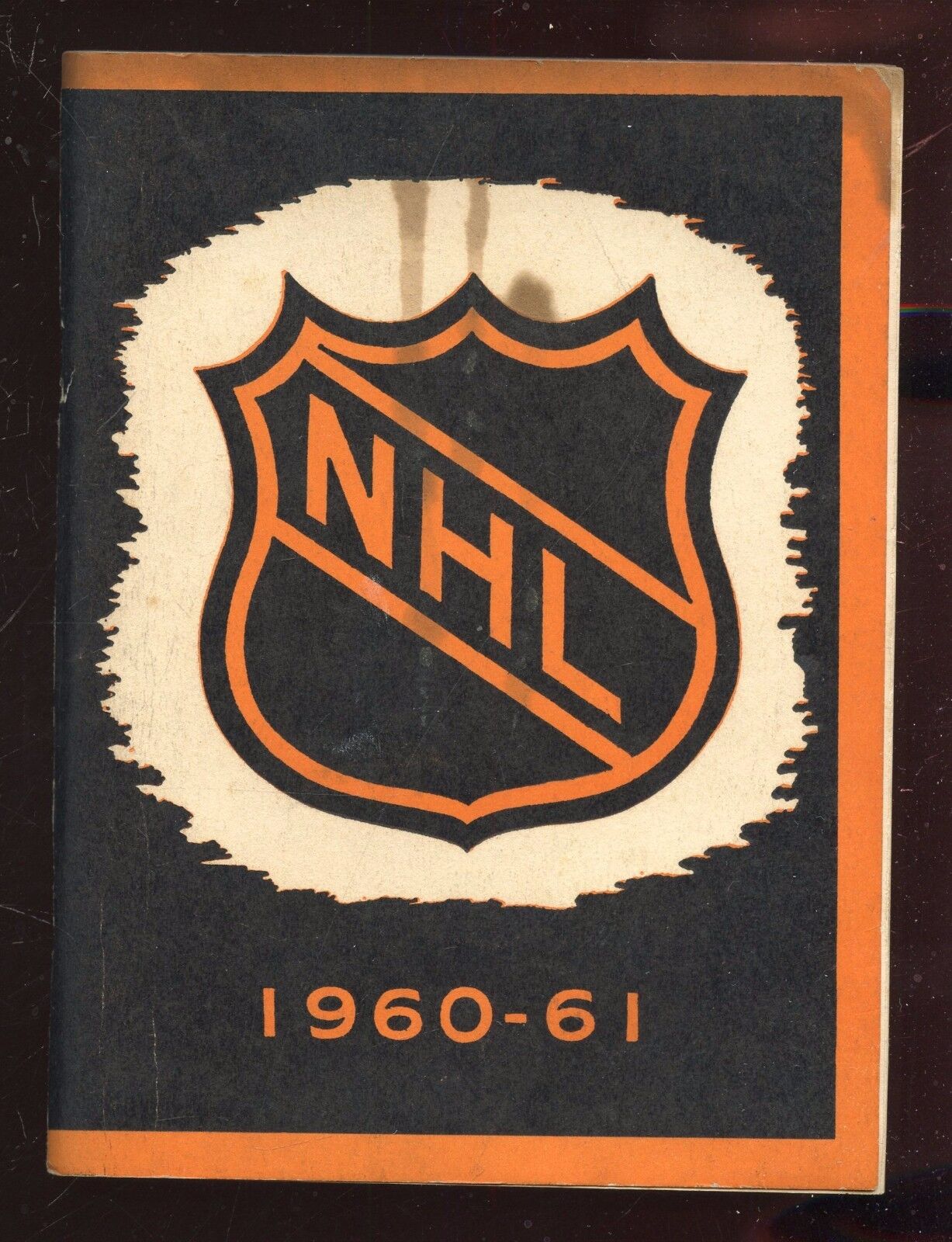 1960/1961 NHL Hockey Press Radio Media Guide