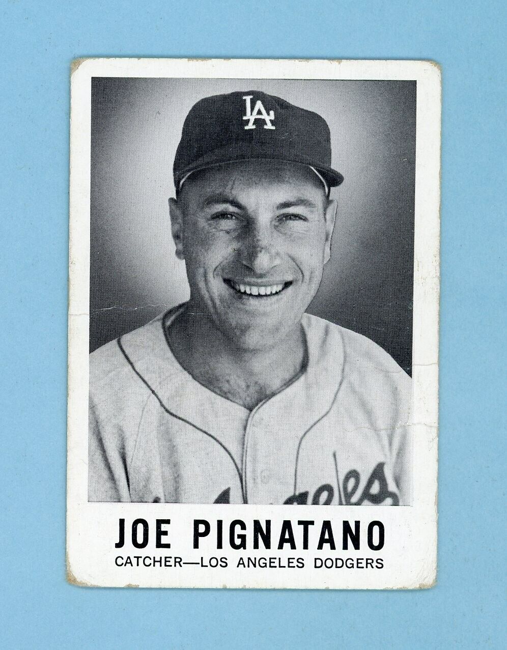 1960 Leaf #126 Joe Pignatano Los Angeles Dodgers High Number Baseball Card LG