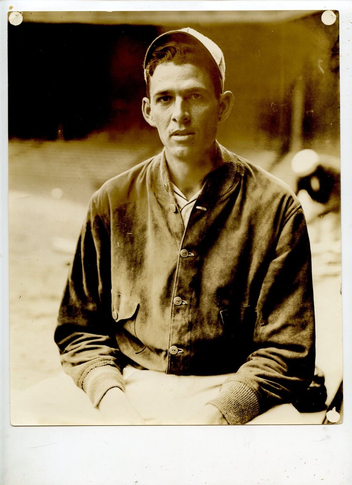 Original May 16 1925 Bryan Slim Harris Philadelphia A's 8 X 10 Wire Photo