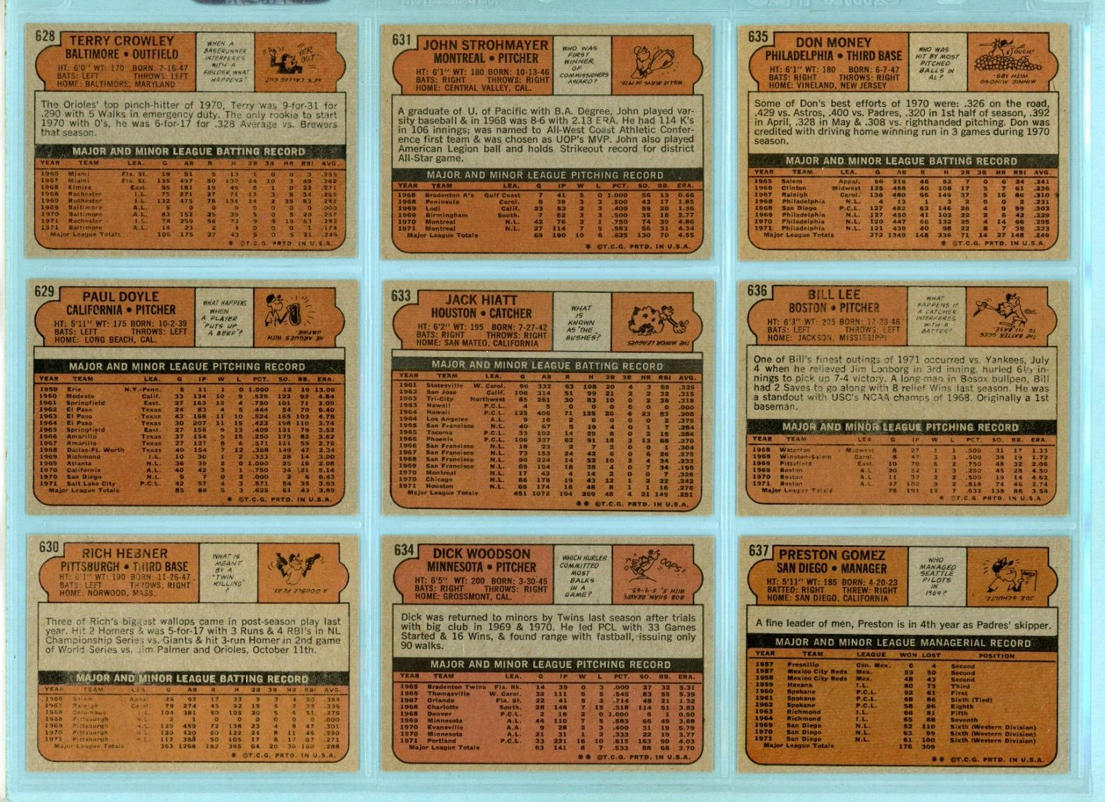 1972 Topps Starter Set Lot of 115 Diff Semi-High Number Baseball Cards Ex/Mt-NM