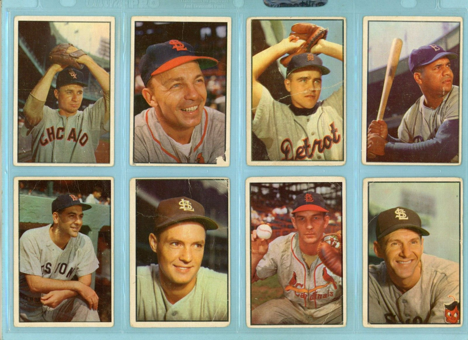 1953 Bowman Color Starter Set Lot of 107 Different Baseball Cards Low Grade