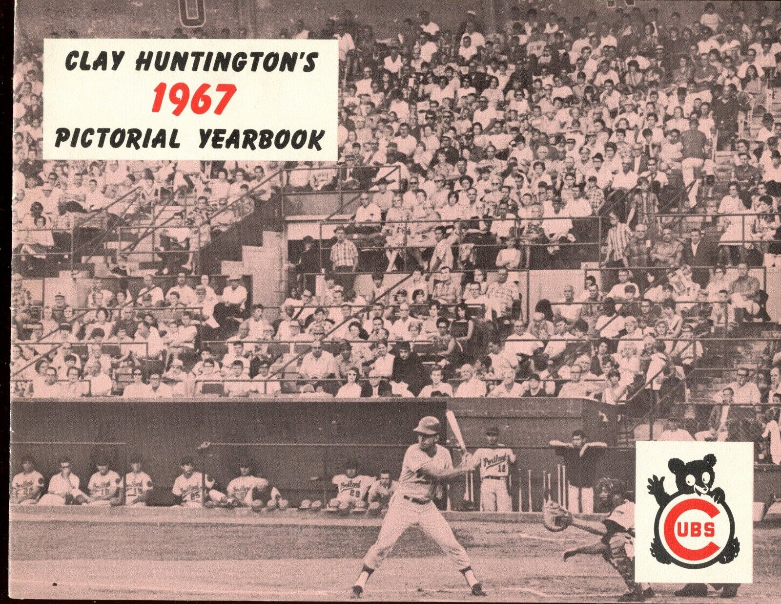 1967 Tacoma Cubs Minor League Baseball Yearbook EXMT