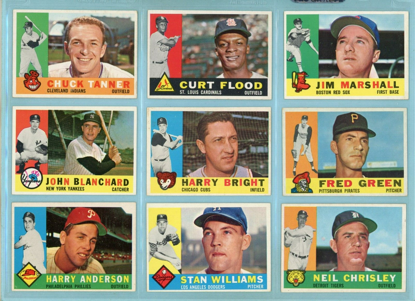 1960 Topps Starter Set Lot of 327 Different Baseball Cards Ex/Mt sbsl