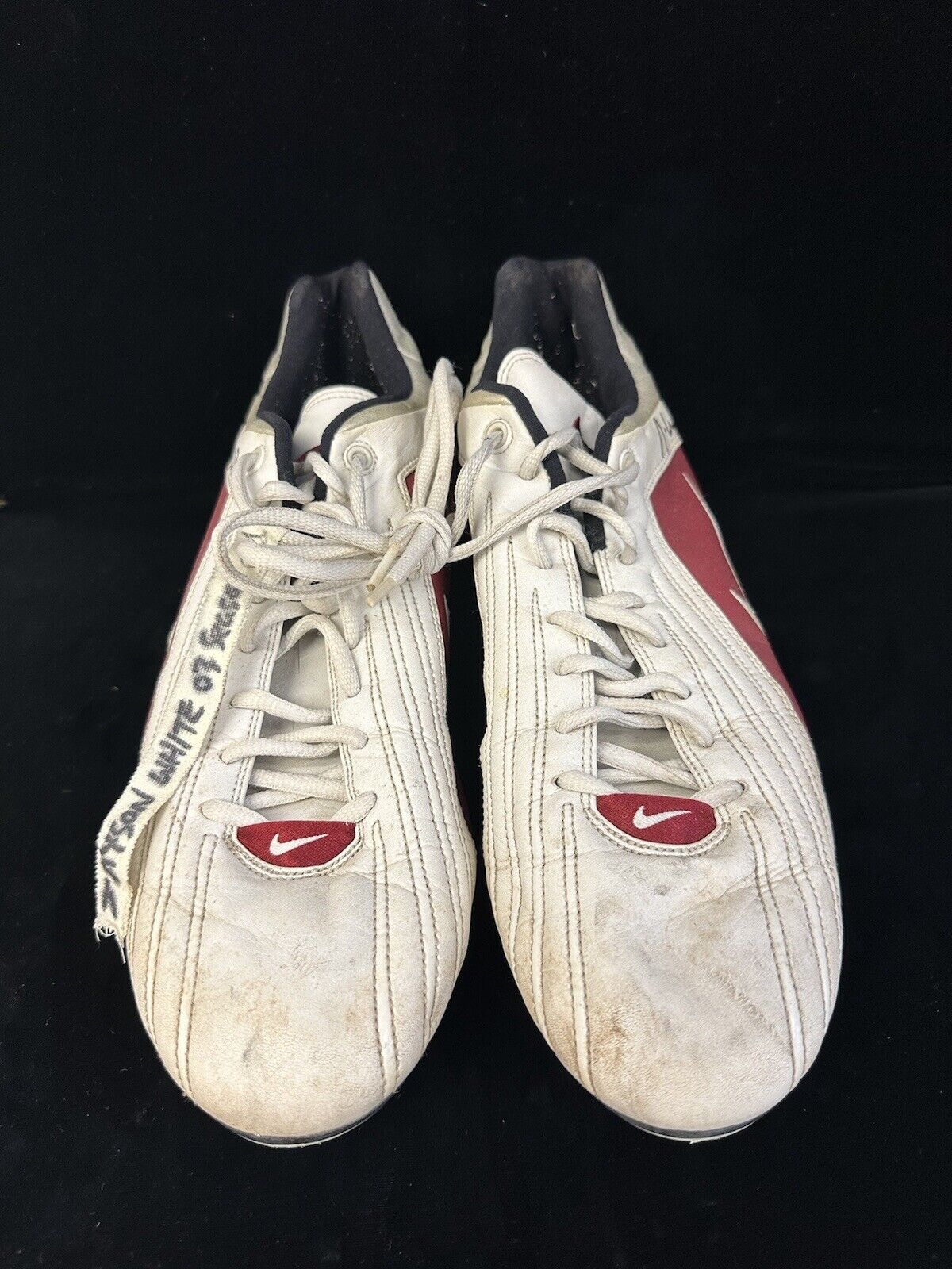 2003 Jason White Oklahoma Sooner Heisman Winning QB DUAL SIGNED GAME USED Cleats