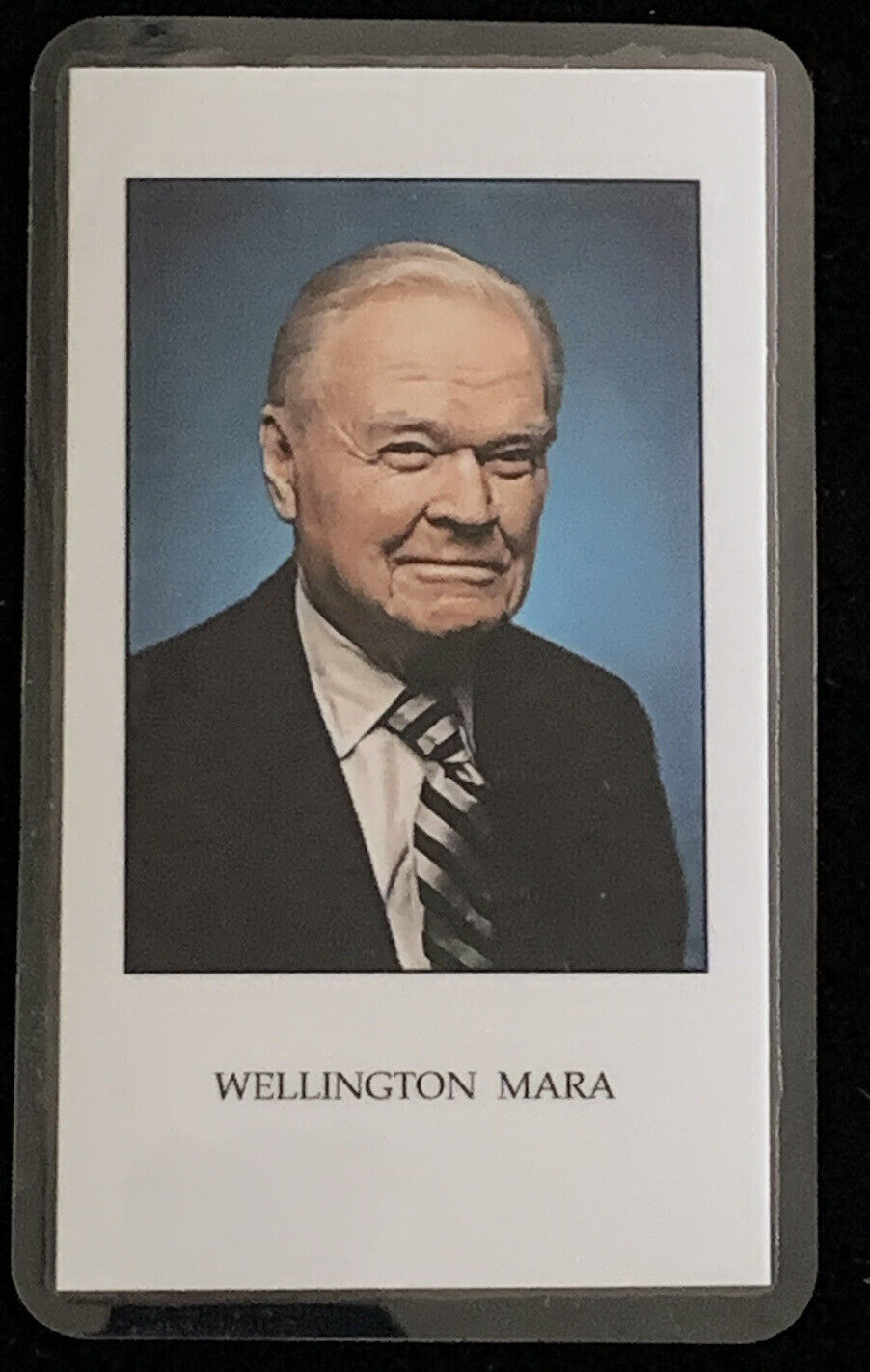 October 25, 2005 Wellington Mara New York Giants Owner Memorial Mass Card NM