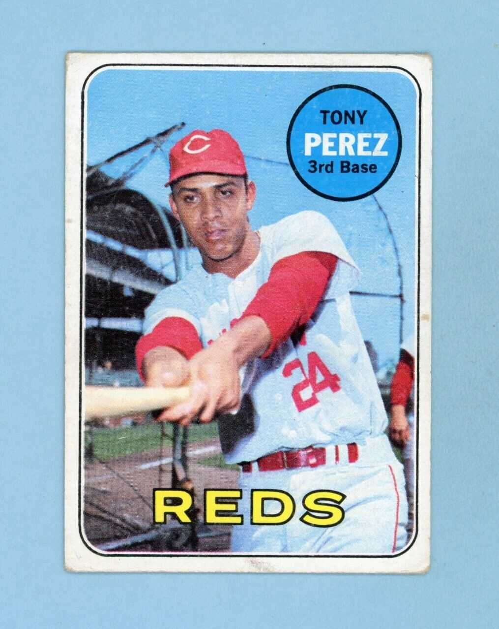 1969 Topps #295 Tony Perez Cincinnati Reds Baseball Card VG - VG+