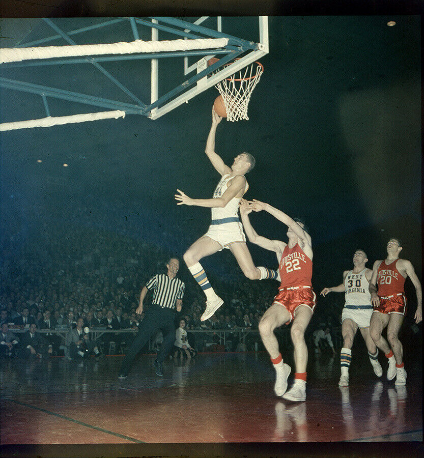 Jerry West Original 1960s 2 1/4" x 2 1/4" Color Transparency