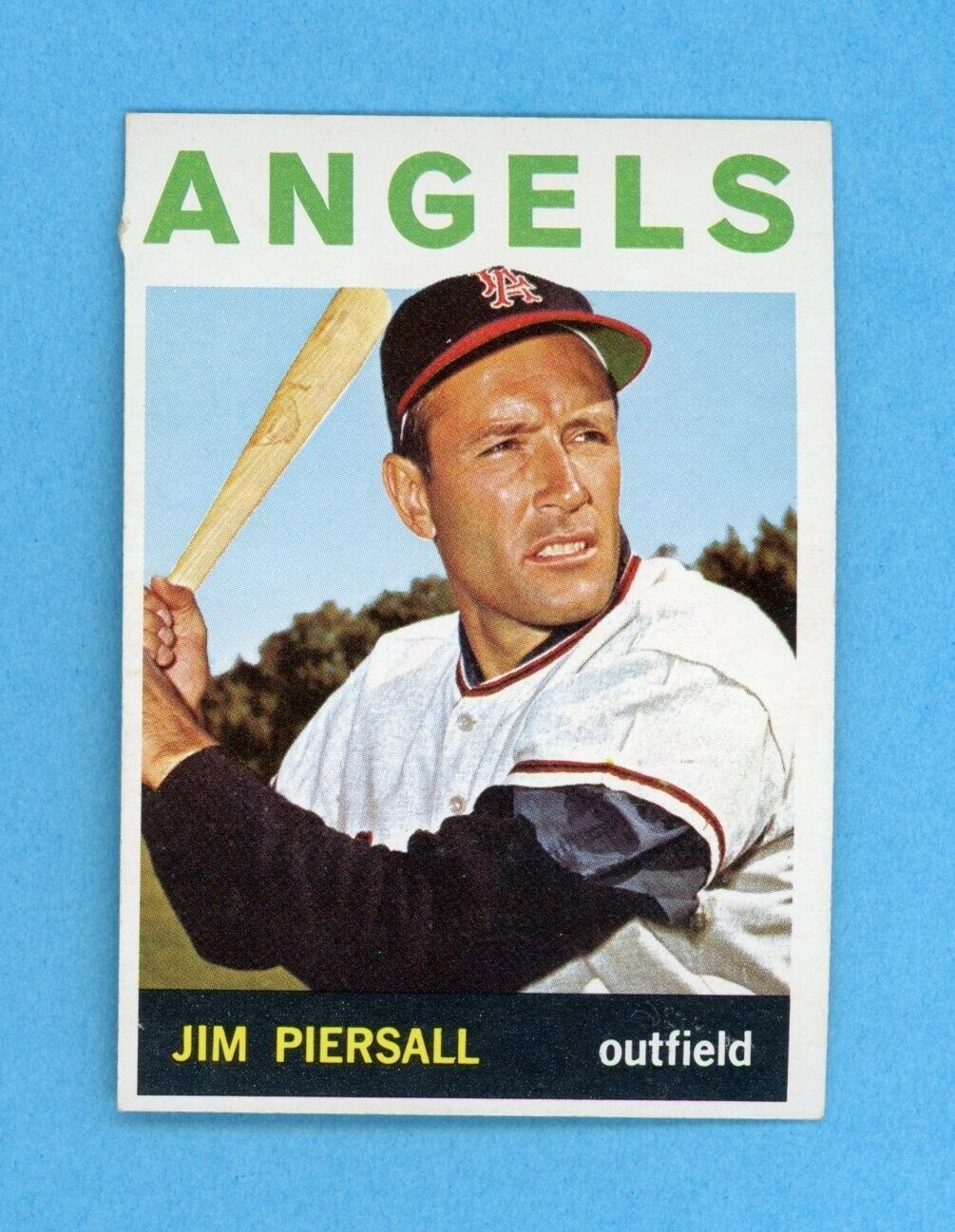 1964 Topps #586 Jim Piersall LA Angels High Number Baseball Card EX+-Ex/Mt pt is