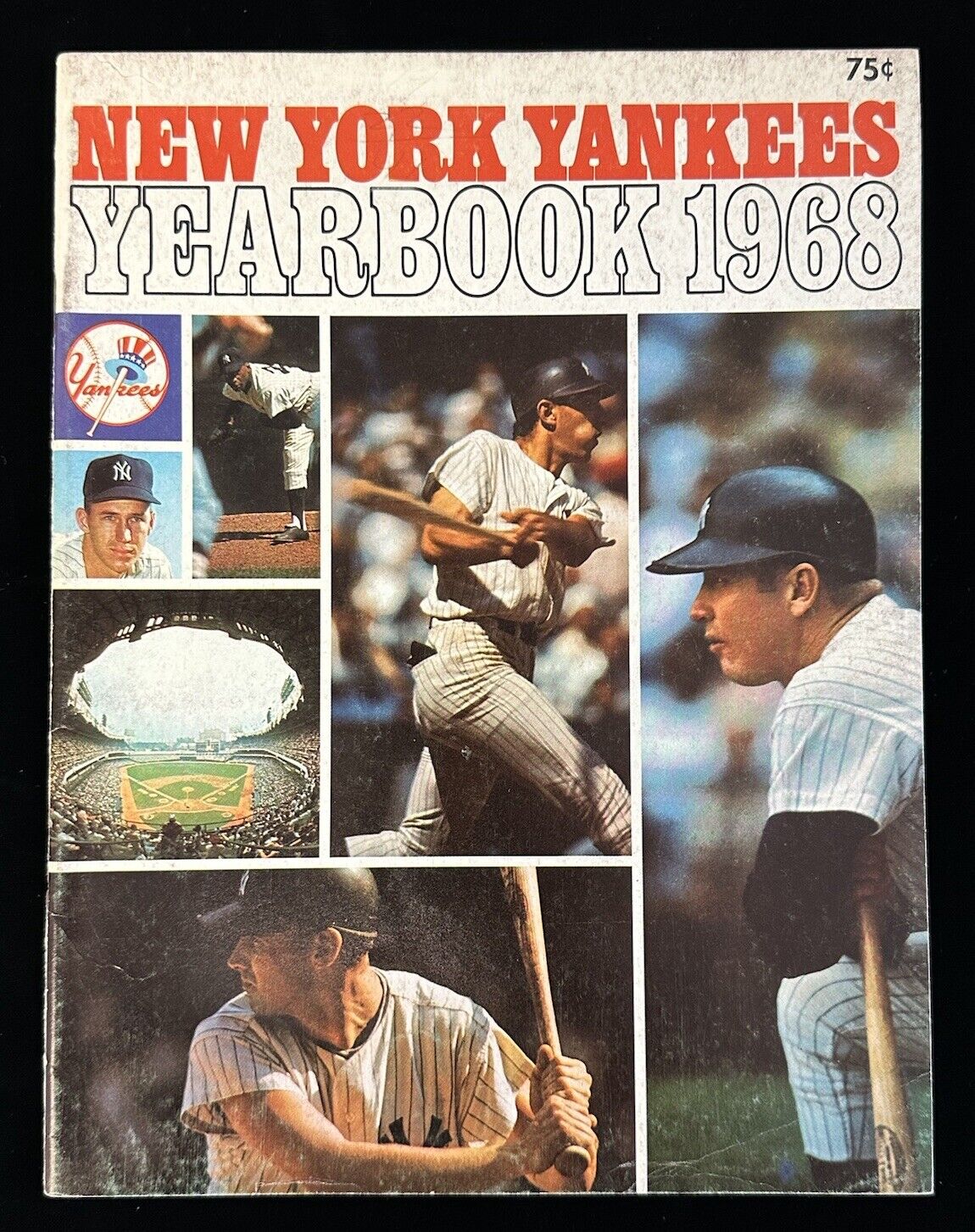 1968 New York Yankees Official Baseball Yearbook Roster of April 4 - EX