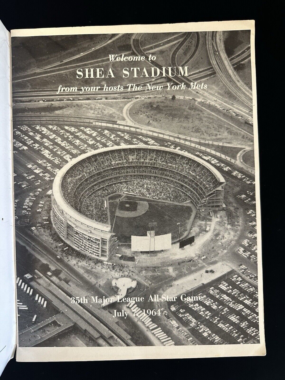 1964 MLB Baseball All-Star Game Program @ Shea Stadium VG-EX unscored