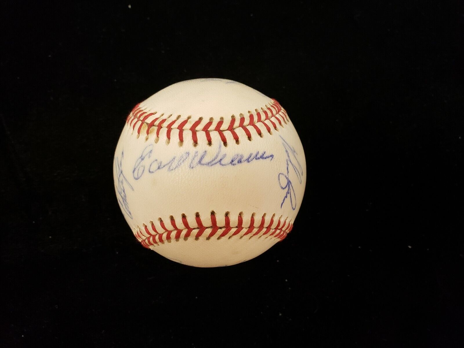 1972 American League All-Stars Autographed NL Baseball - 18 Signatures, 9 HoF!