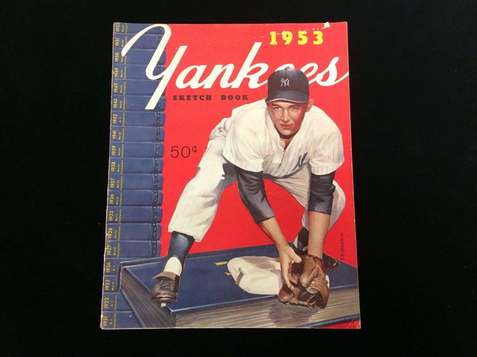 1953 New York Yankees Sketch Book