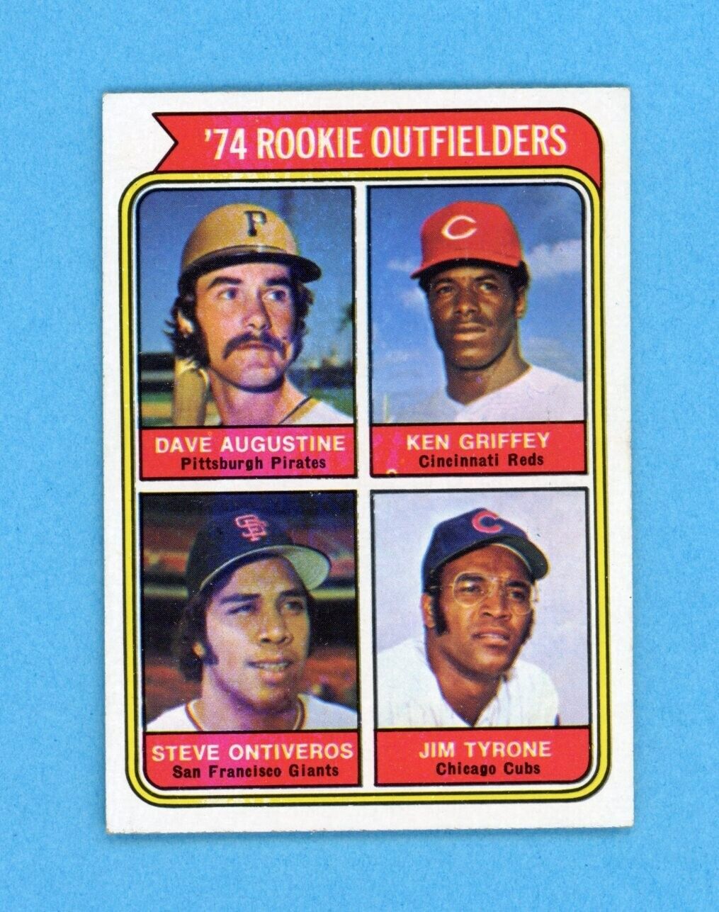 1974 Topps #598 Ken Griffey Cincinnati Reds Rookie Baseball Card E+-E/M app wrk