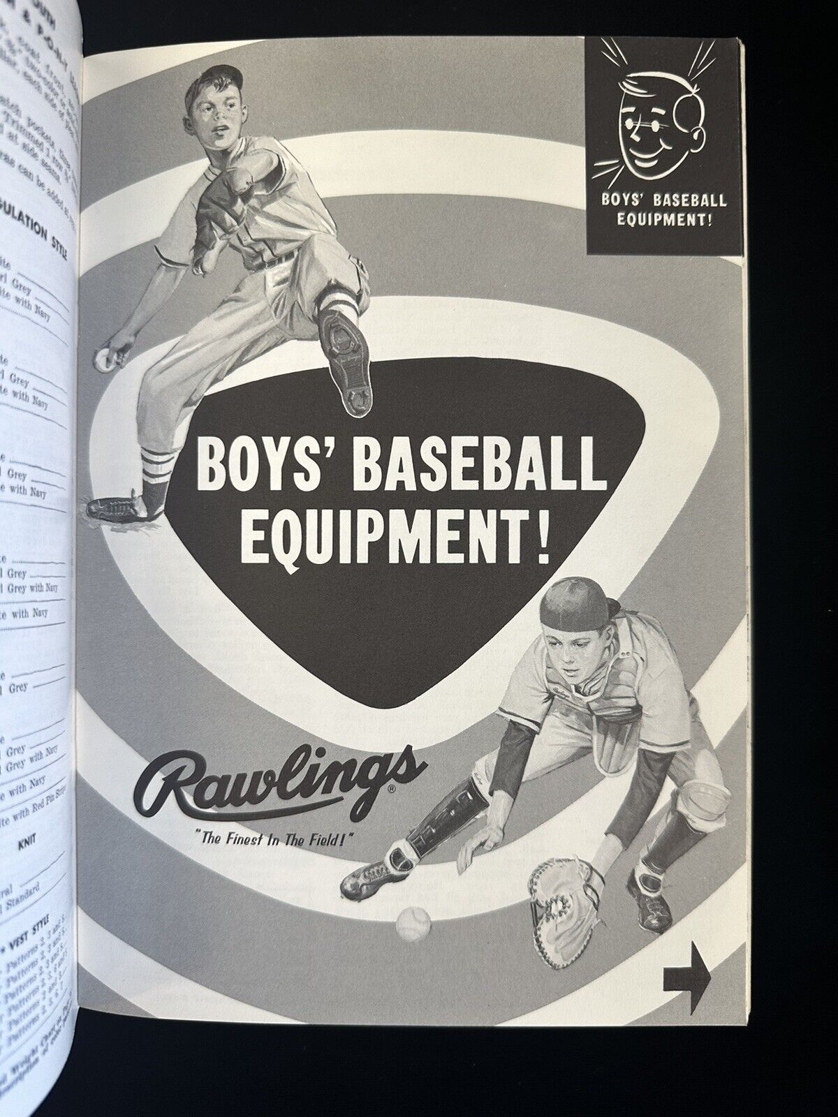 1959 Rawlings Athletic Equipment Publication - Mickey Mantle NY Yankees - EX