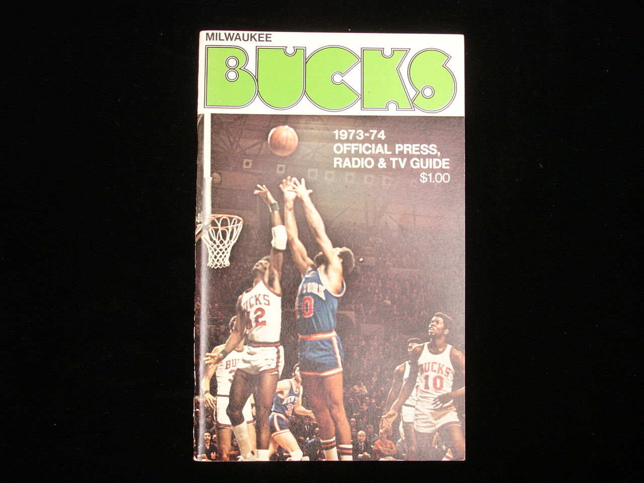 1973-74 Milwaukee Bucks NBA Media Guide