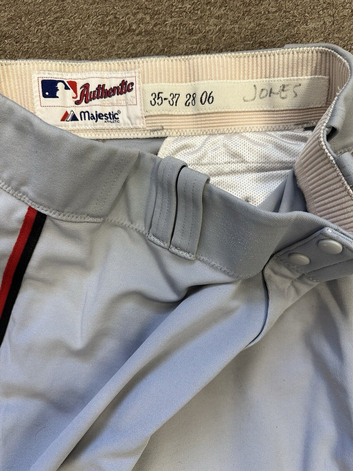 2006 Lynn Jones Minor League Coach? GAME USED Majestic Baseball Pants size 35-37