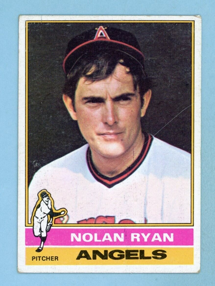 1976 Topps #330 Nolan Ryan California Angels Baseball Card Vg/Ex