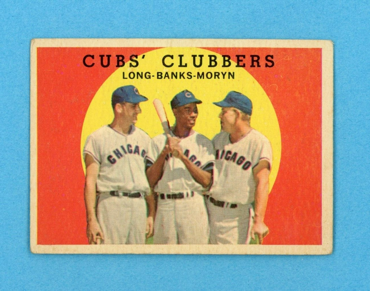 1959 Topps #147 Cubs Clubbers Chicago Cubs Baseball Card VG+