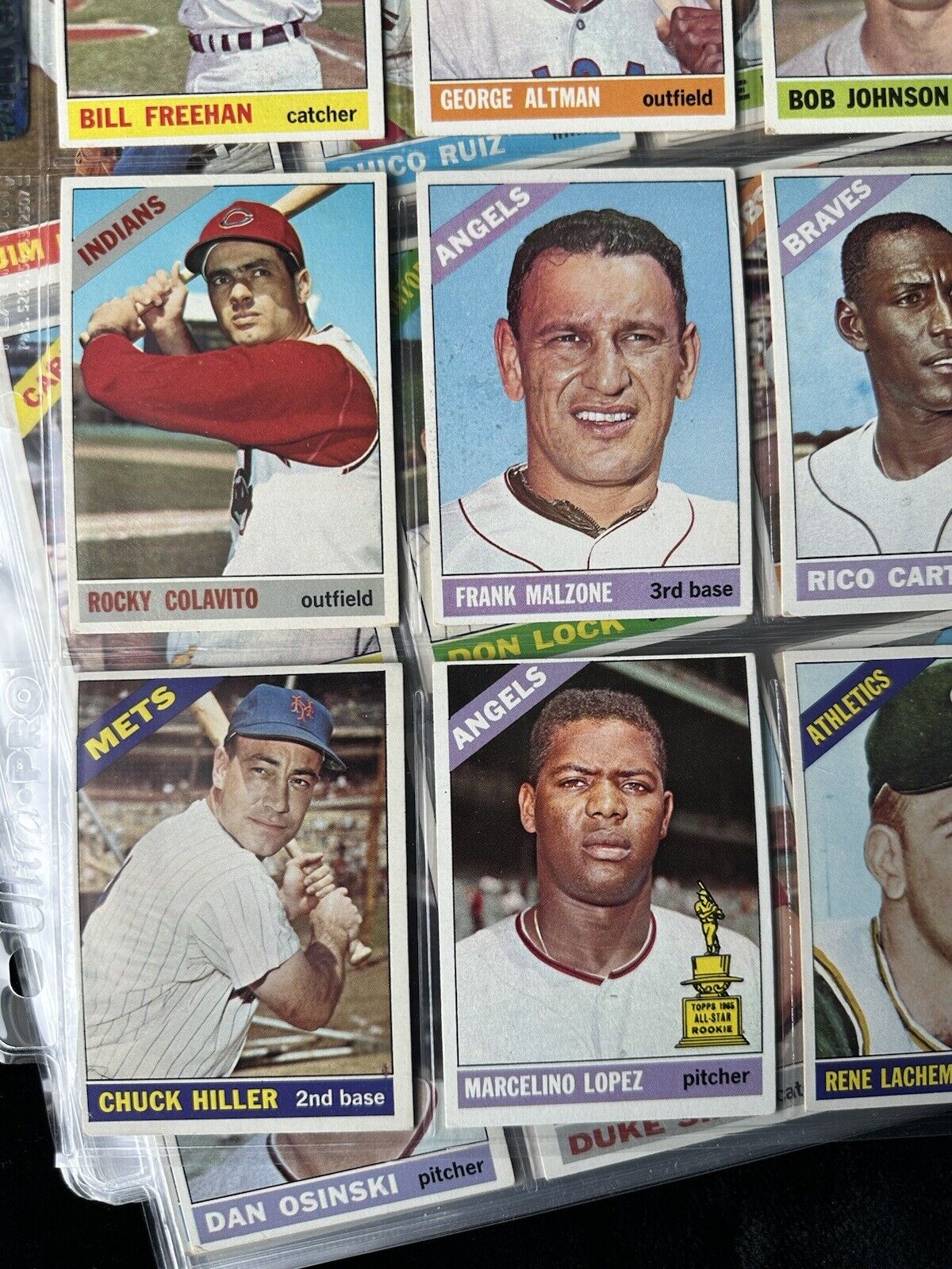 1966 Topps Baseball Starter Set / Lot of 279 Different w/ Semi-Stars   Solid EX