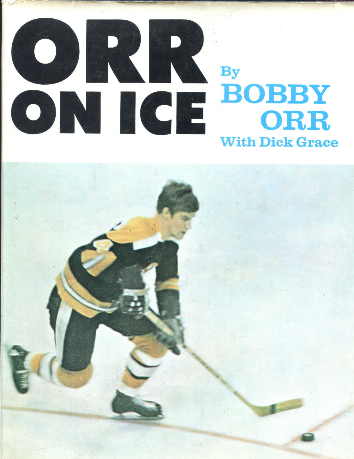 1970 Book Orr Hockey Hard Cover Book Autographed Hologram