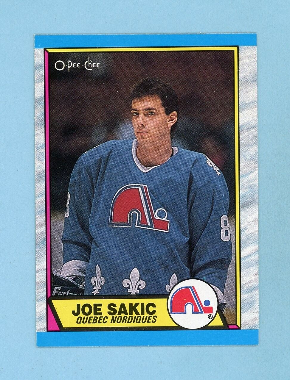 1989-90 OPC #113 Joe Sakic Quebec Nordiques Rookie Hockey Card NM