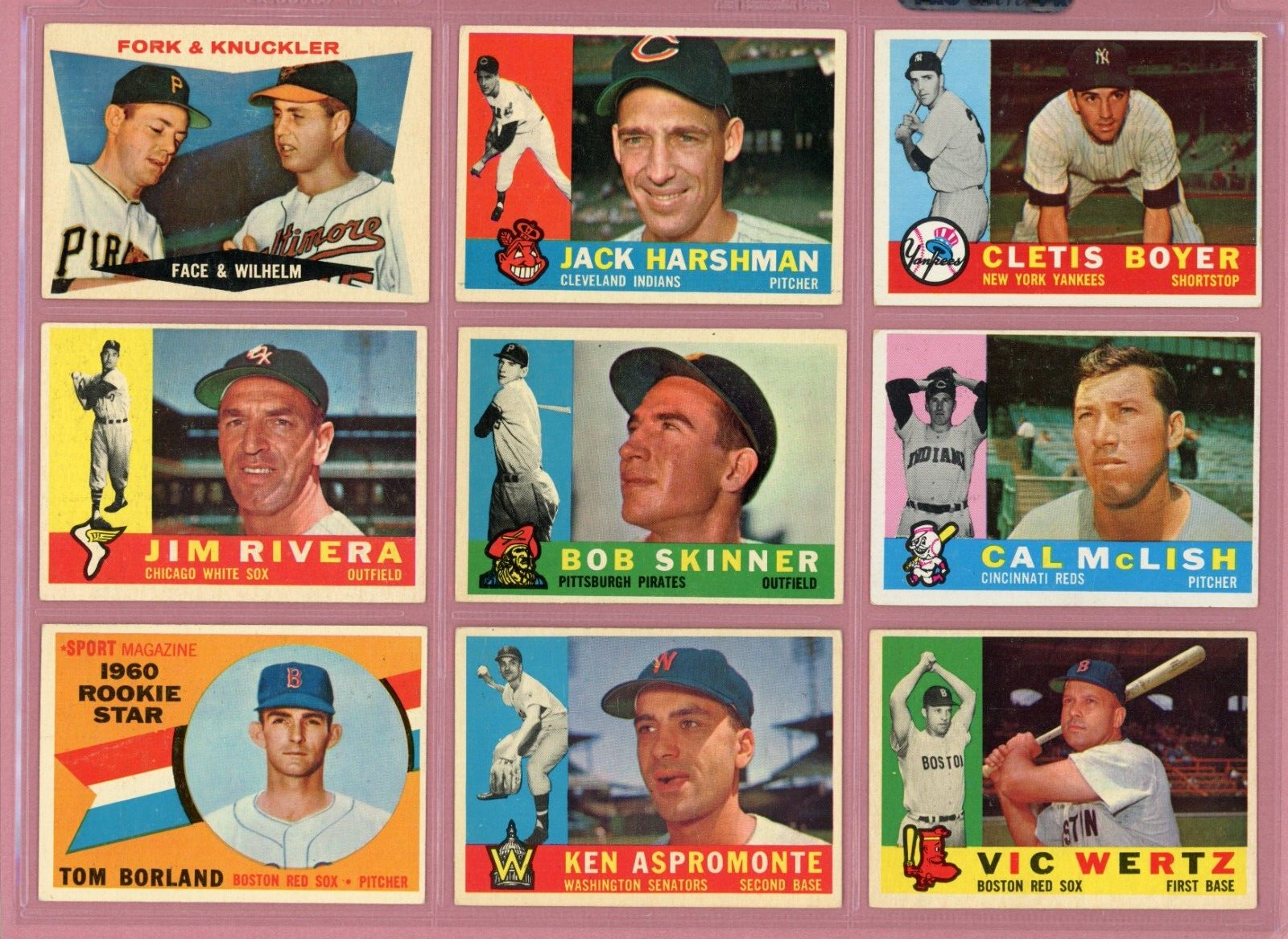 1960 Topps Starter Set Lot of 420 Different Baseball Cards EX - EX+