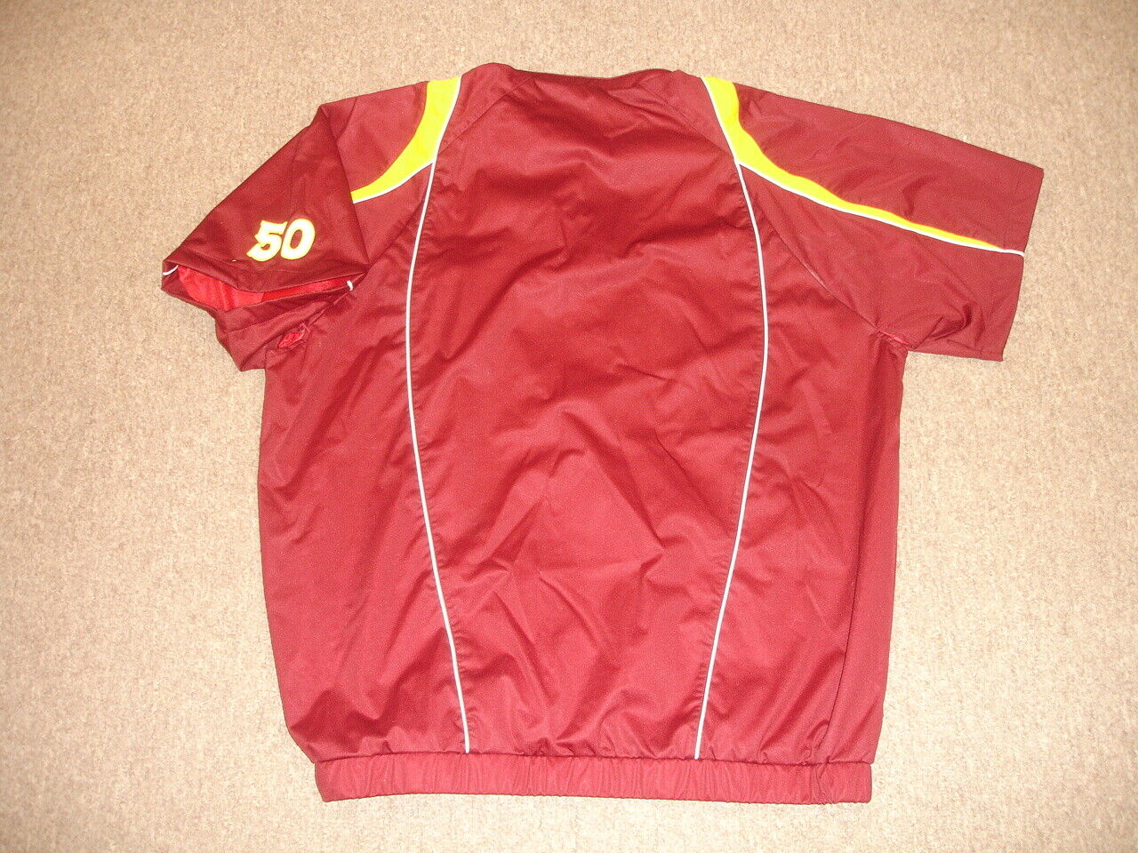 2009 Matt Childers Tohoku Rakuten Golden Eagles Nike Short Sleeve Windbreaker 