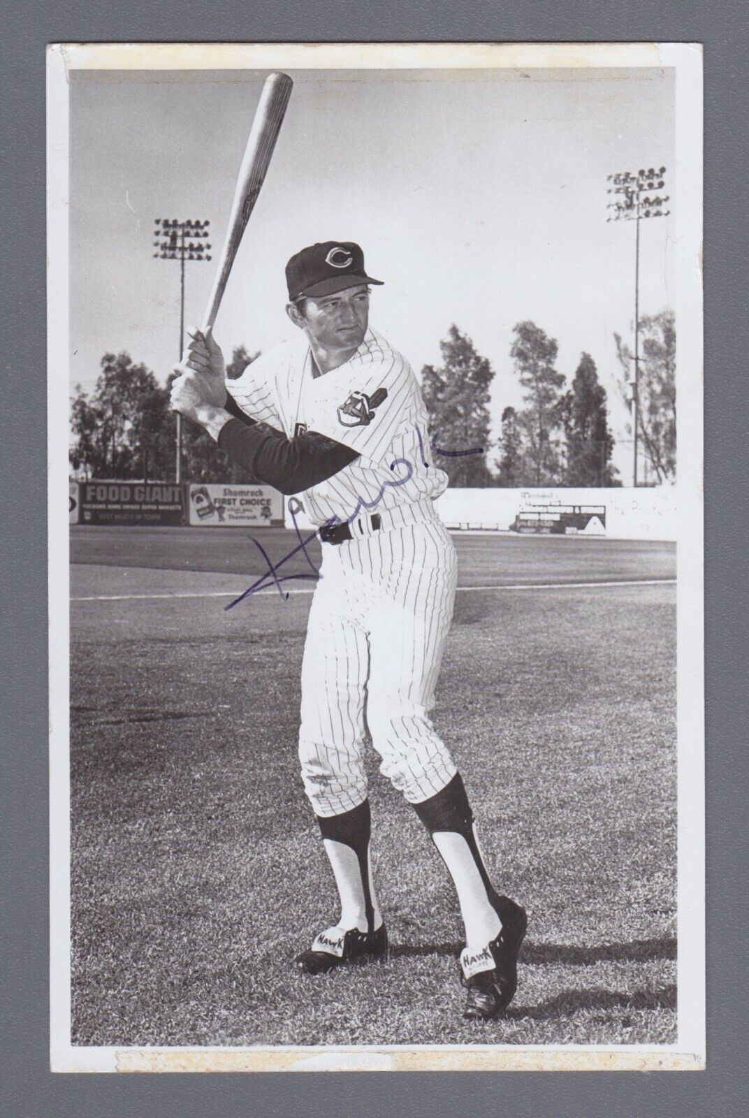 Ken “Hawk” Harrelson Postcard Photo Cleveland Team Issue