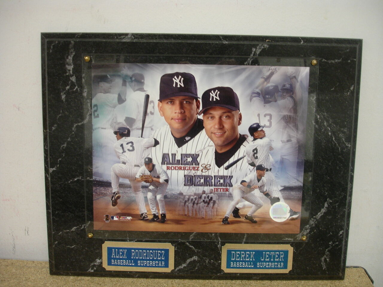 Derek Jeter & Alex Rodriguez New York Yankees MLB Plaque/Display