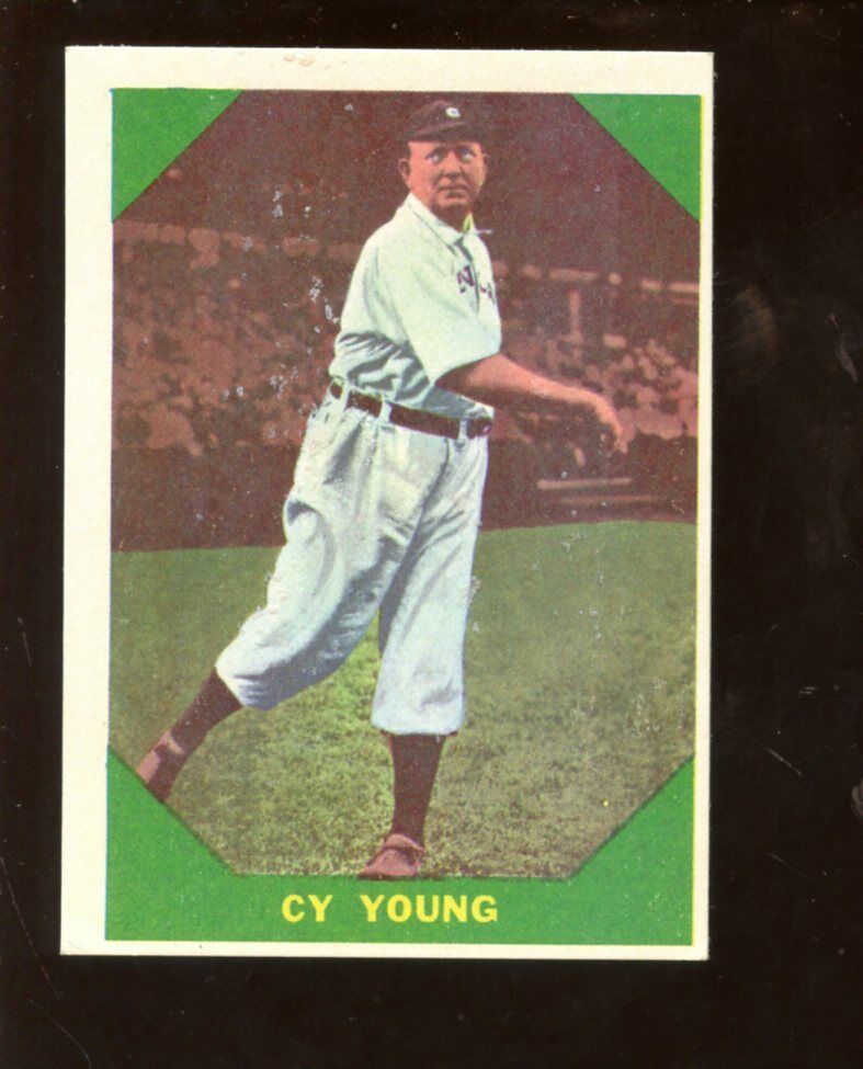 1960 Fleer Baseball Card #47 Cy Young NRMT