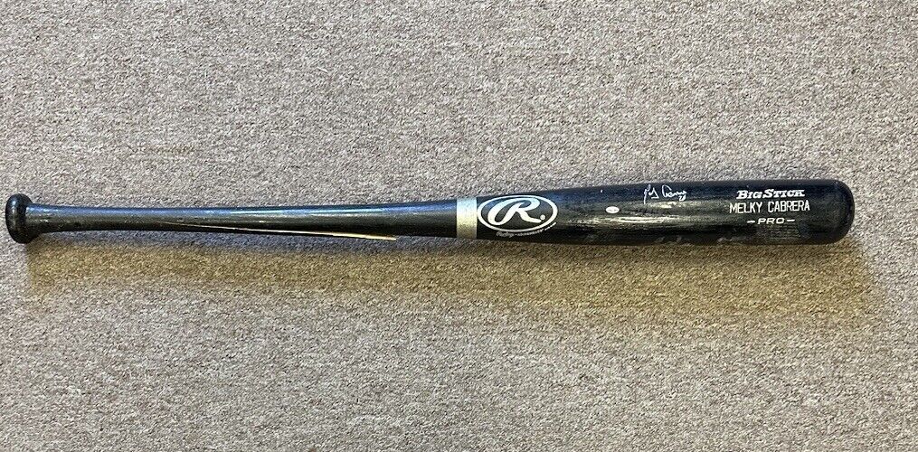 2006 Melky Cabrera New York Yankees GAME USED SIGNED Rawlings Bat w/ Hologram