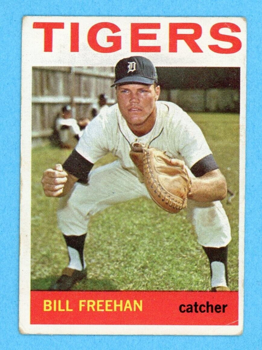 1964 Topps #407 Bill Freehan Detroit Tigers Baseball Card VG - VG+ few wrks