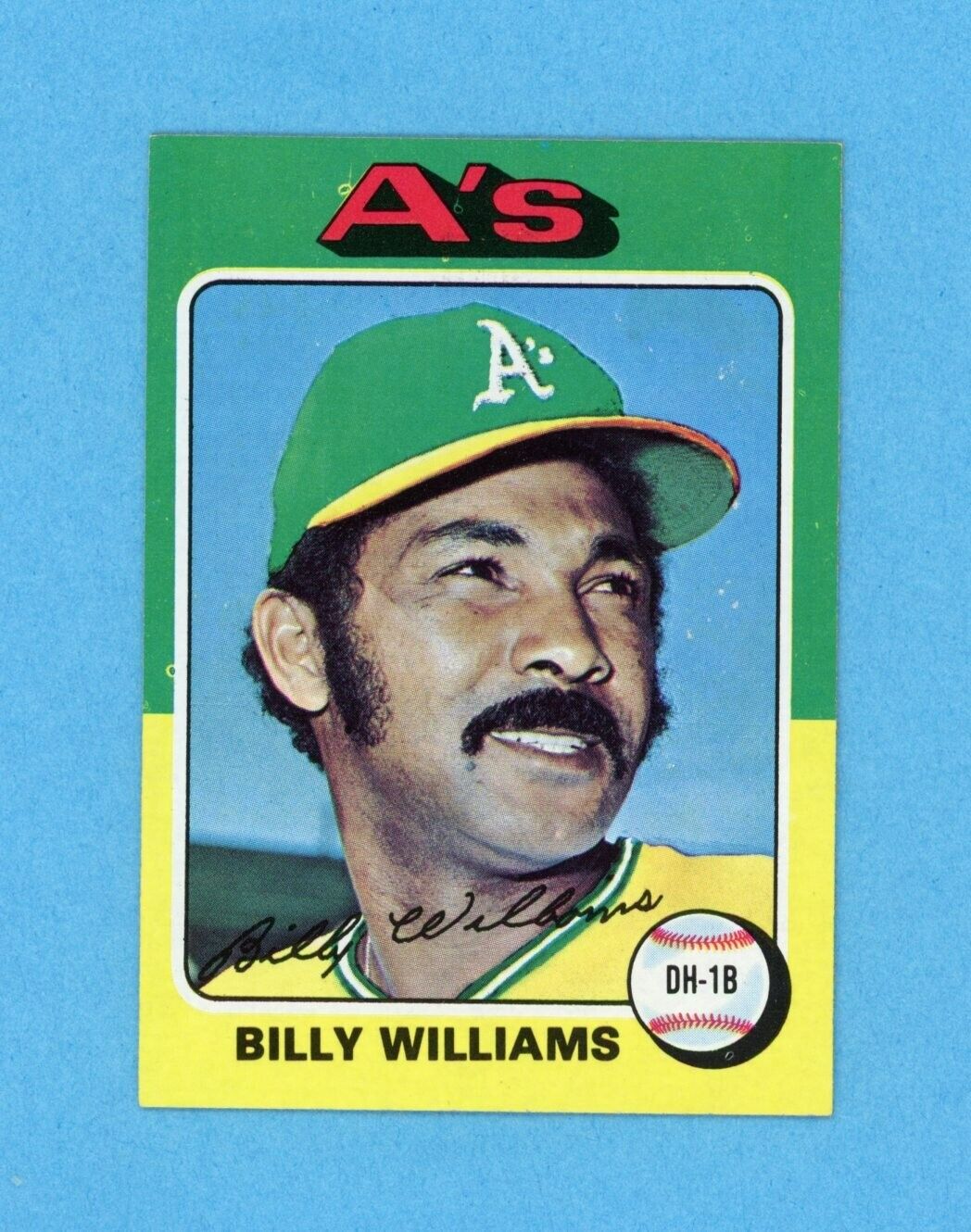 1975 Topps #545 Billy Williams Oakland A's Baseball Card NM