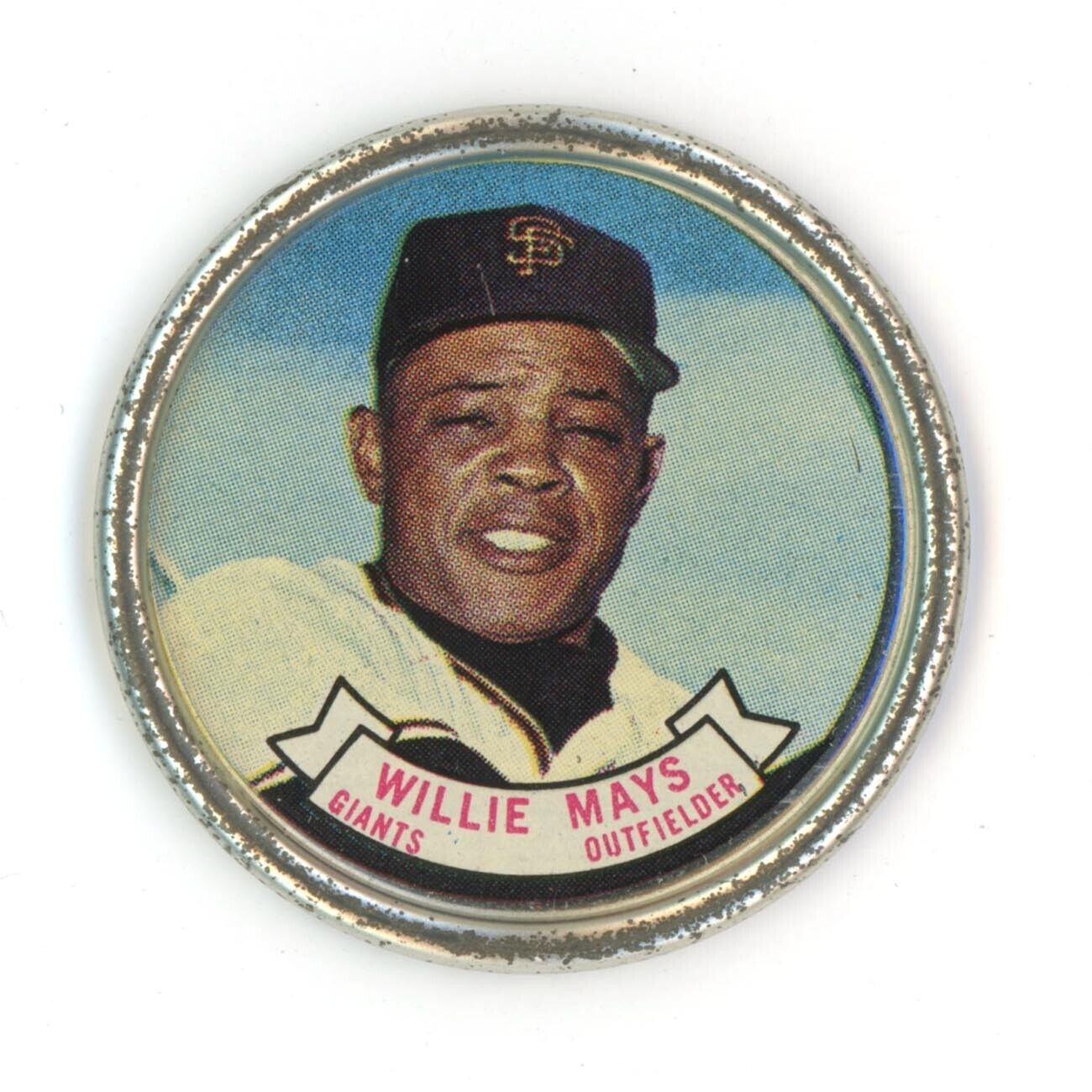 1964 Topps Coin #80 Willie Mays San Francisco Giants Baseball Coin