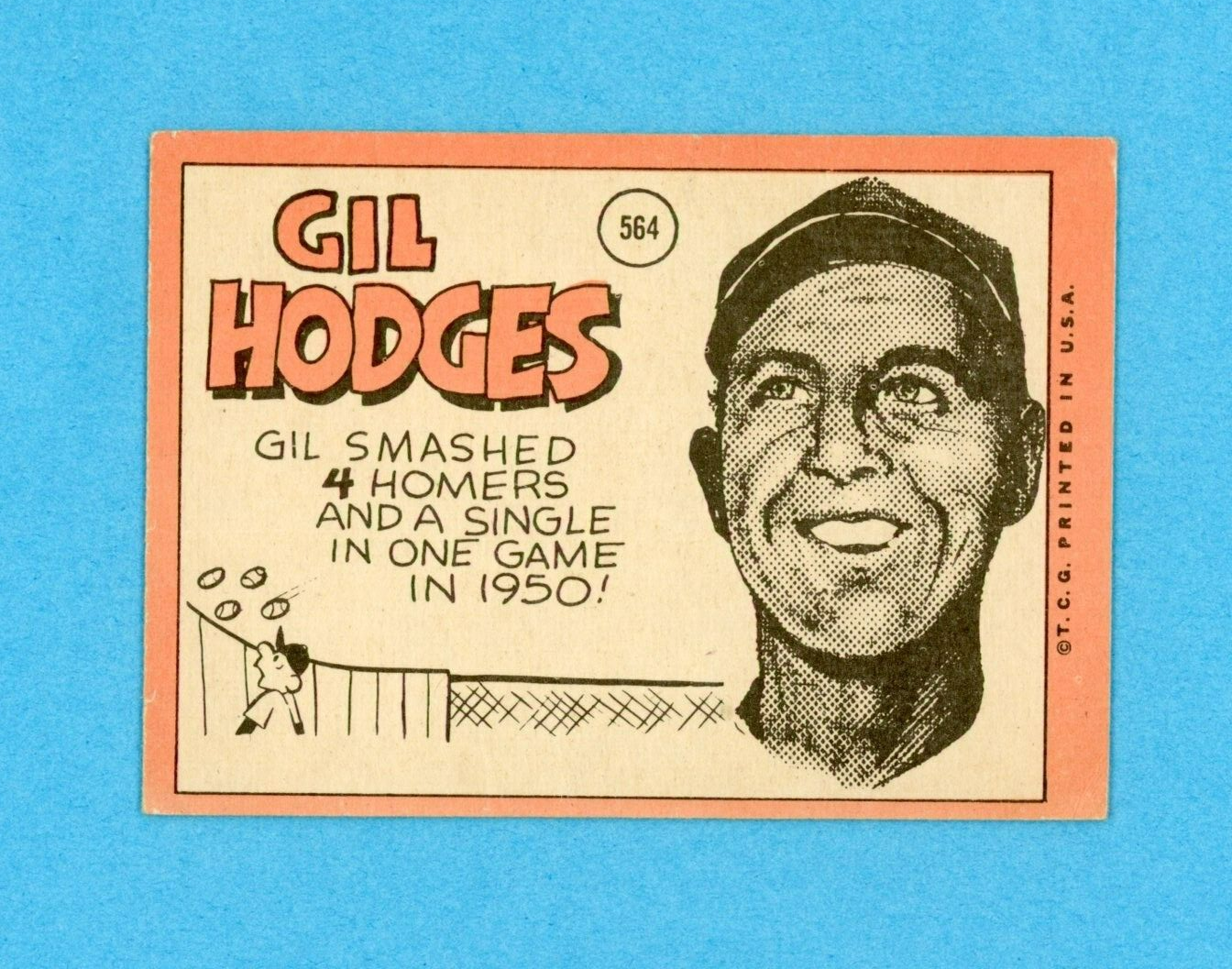 1969 Topps #564 Gil Hodges New York Mets Baseball Card Low Grade