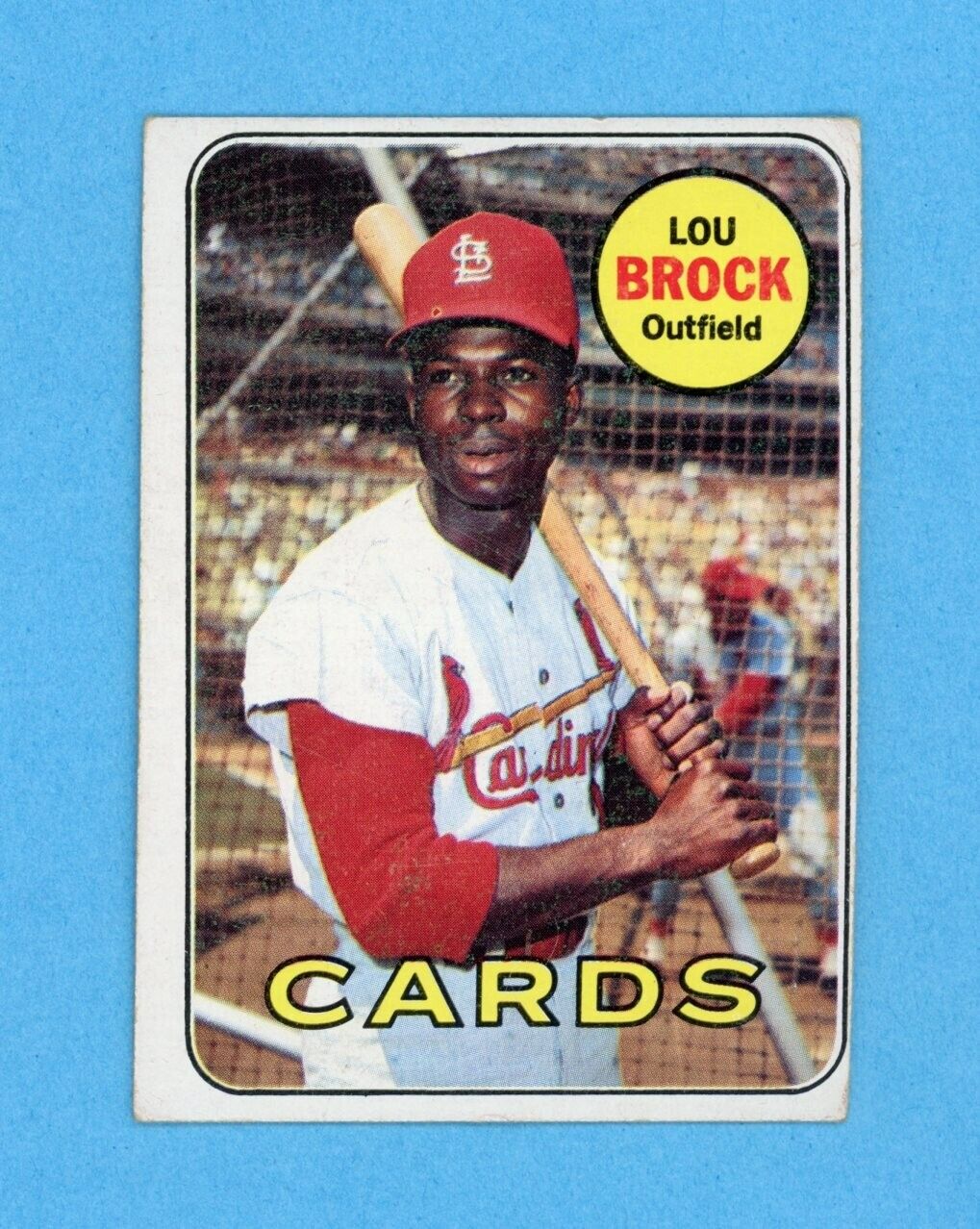 1969 Topps #85 Lou Brock St Louis Cardinals Baseball Card VG-VG+