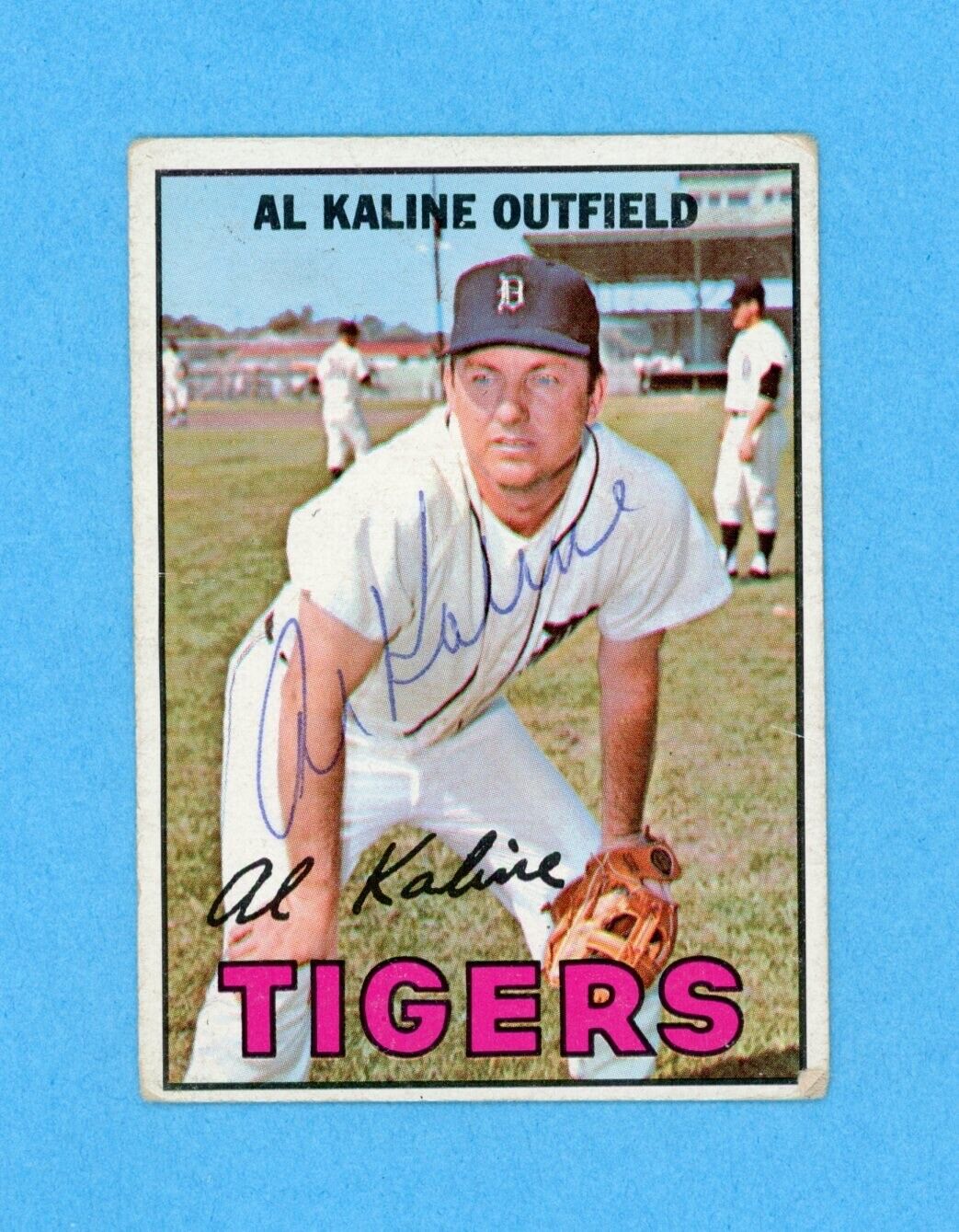 Al Kaline Signed 1967 Topps Card #30 Auto with B&E Hologram