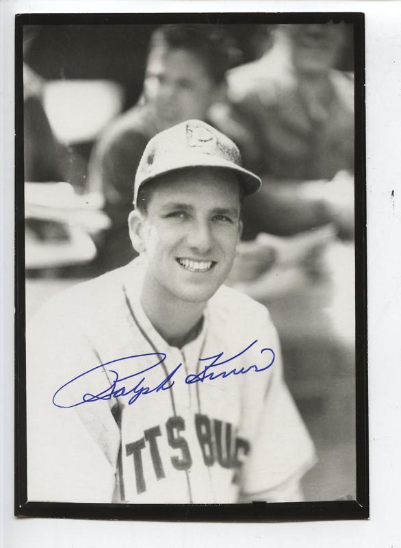 Ralph Kiner Portrait Autographed Photo B & E Hologram