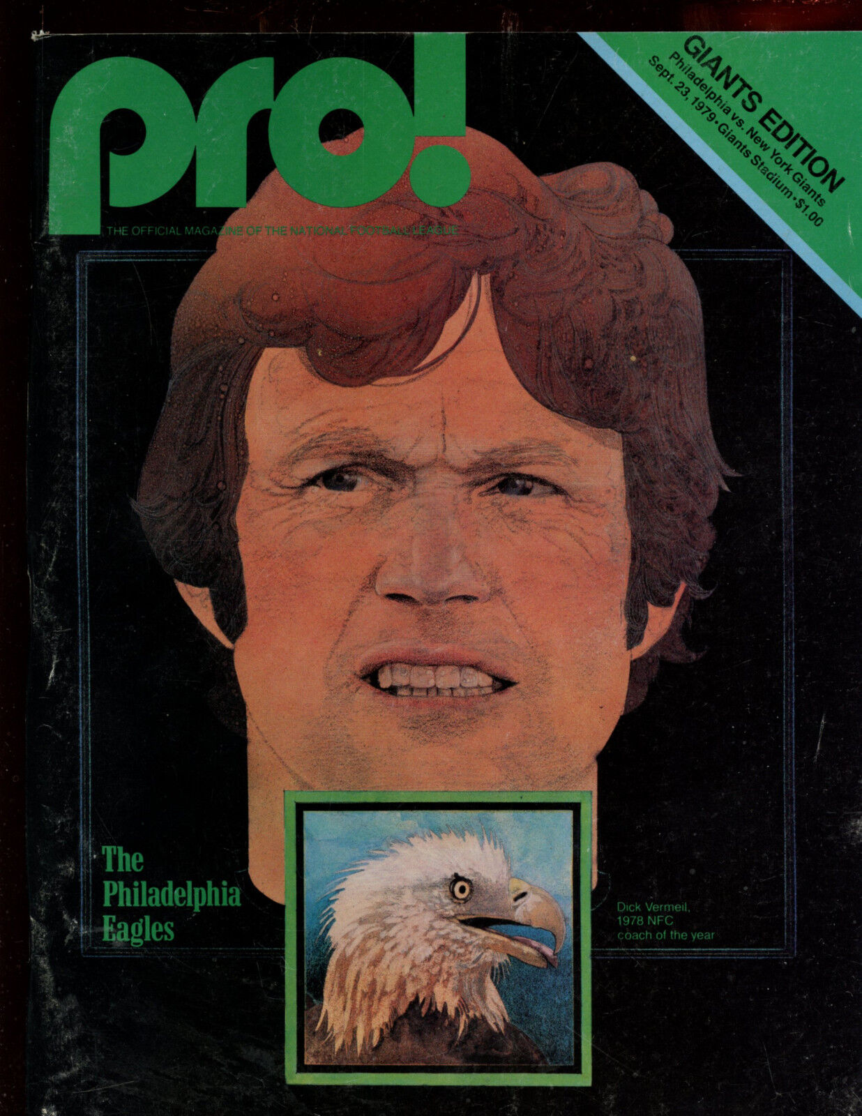 September 23 1979 NFL Program New York Giants at Philadelphia Eagles VGEX