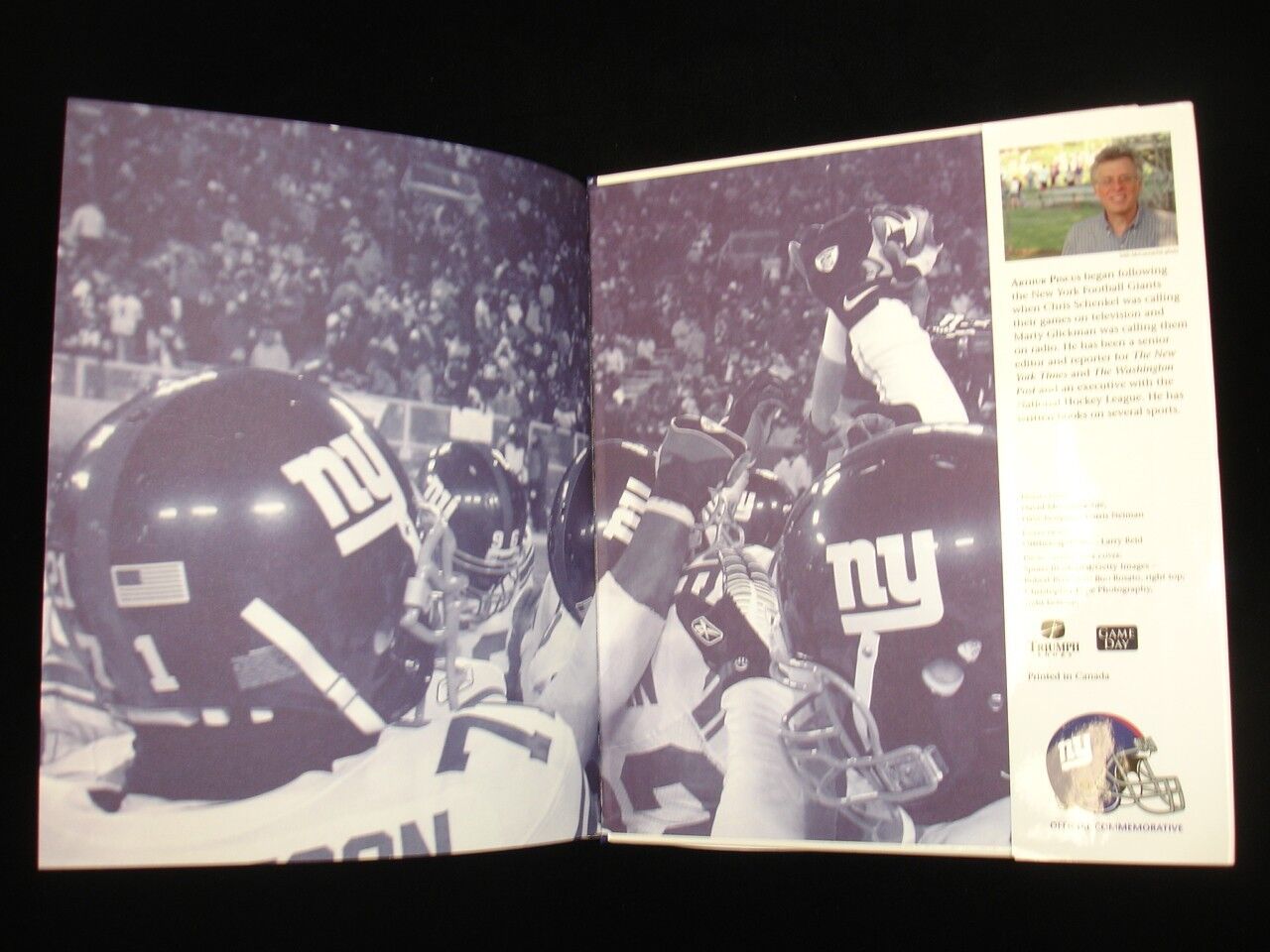 2008 "New York Giants Pride" Super Bowl XLII Book by Arthur Pincus