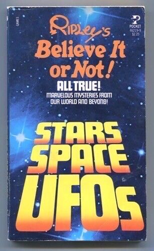 1978 Ripley’s Believe it or Not! Original Artwork "Stars Space & UFOs"  page 125