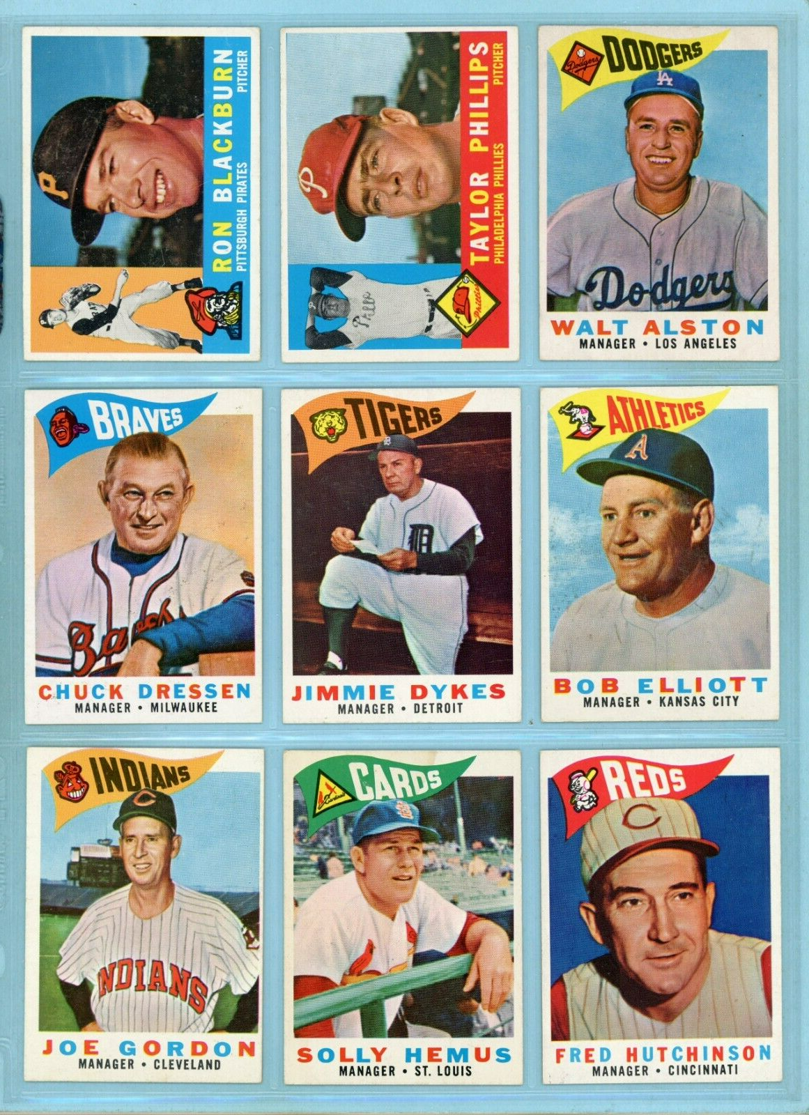 1960 Topps Starter Set Lot of 327 Different Baseball Cards Ex/Mt sbsl