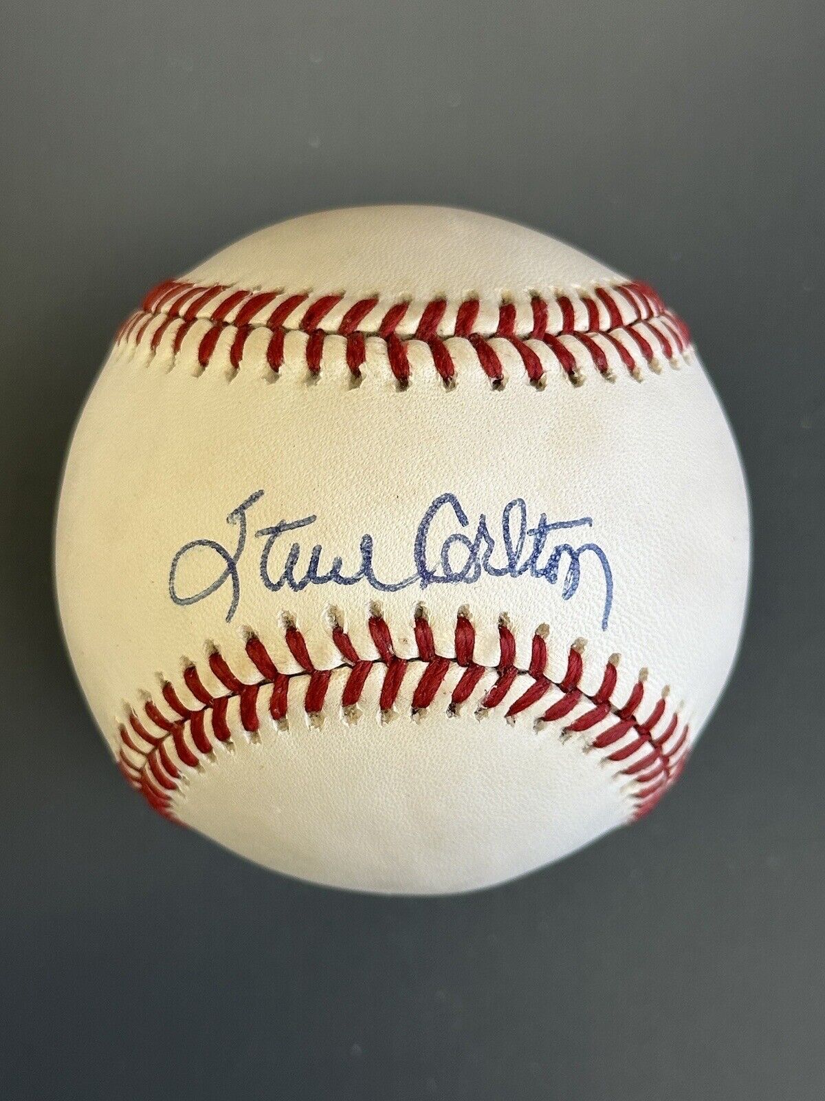 Steve Carlton Phillies HOFer SIGNED Official NL Giamatti Baseball w/ hologram