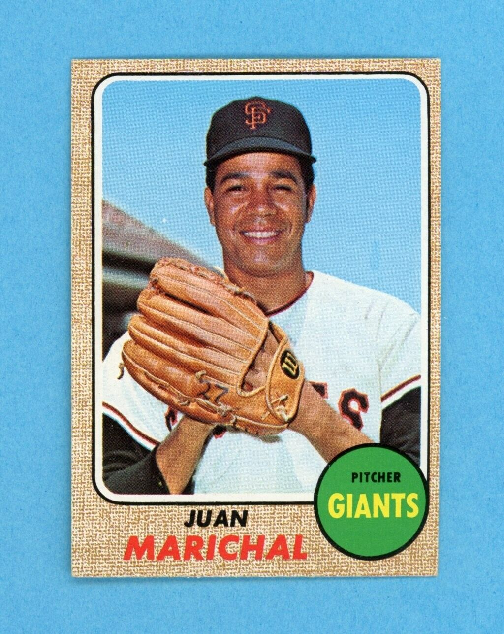 1968 Topps #205 Juan Marichal San Francisco Giants Baseball Card EX+ - Ex/Mt o/c