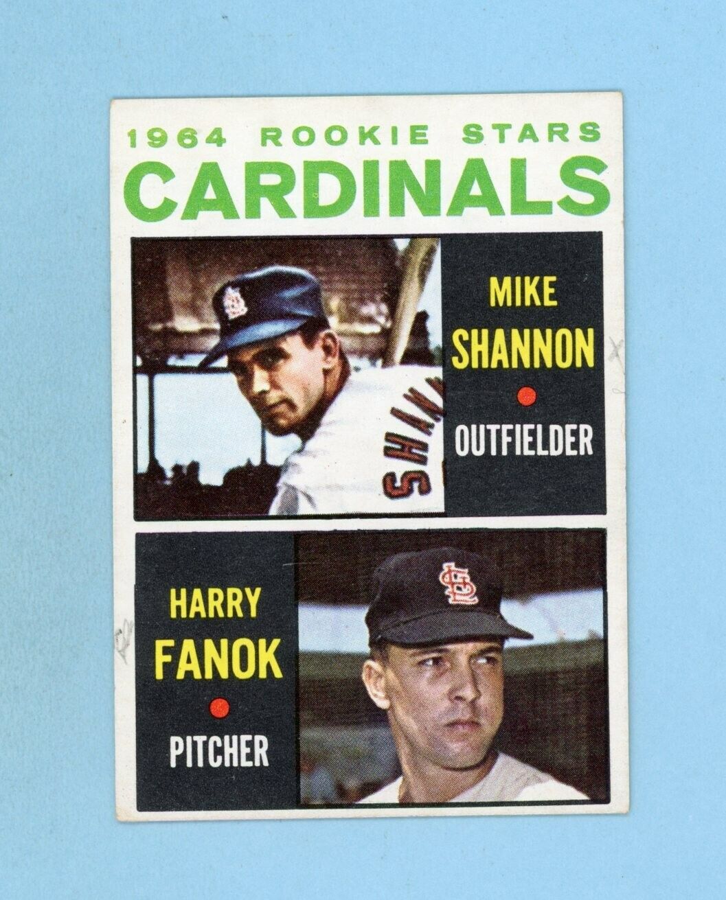 1964 Topps #262 Mike Shannon St. Louis Cardinals Rookie Baseball Card E-E+ap p/p