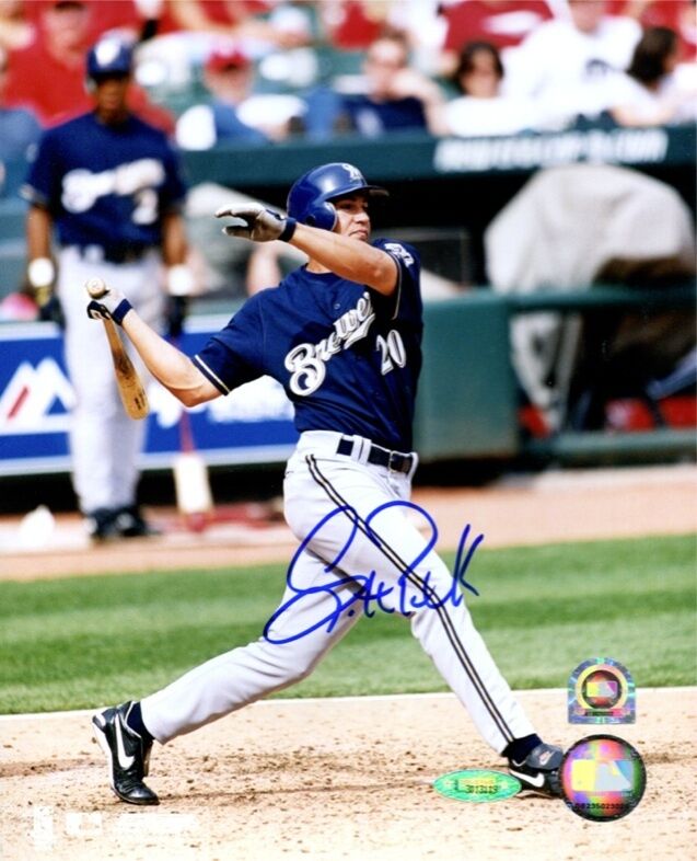 Scott Podsednik 8X10 Color Photo Auto B&E Hologram