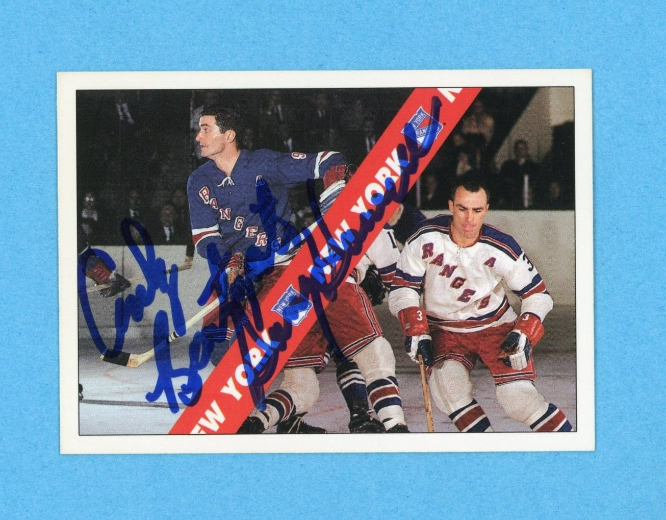 Andy Bathgate, Harry Howell 1991-92 Ultimate origin 6 #2 Autographed Hockey Card