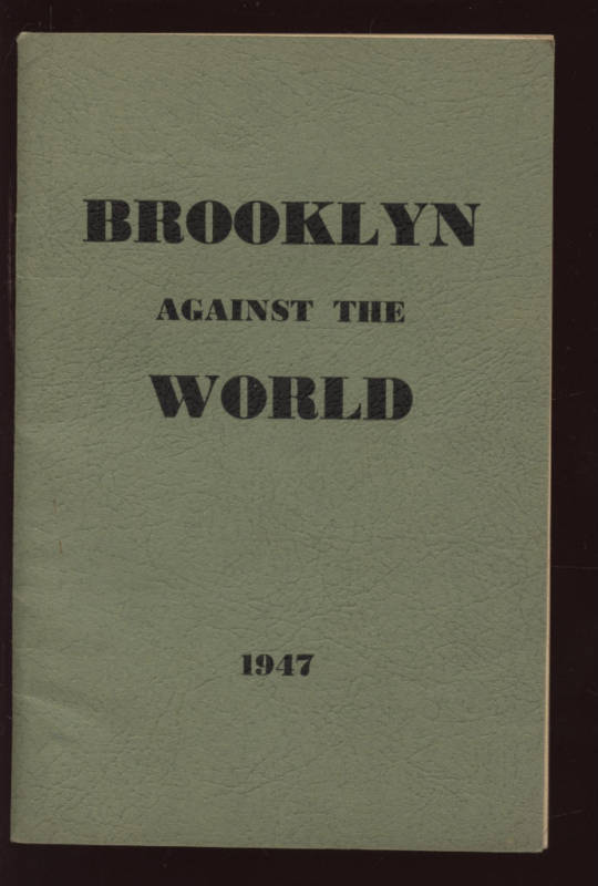 1947 Brooklyn Around The World Amateur Baseball Series