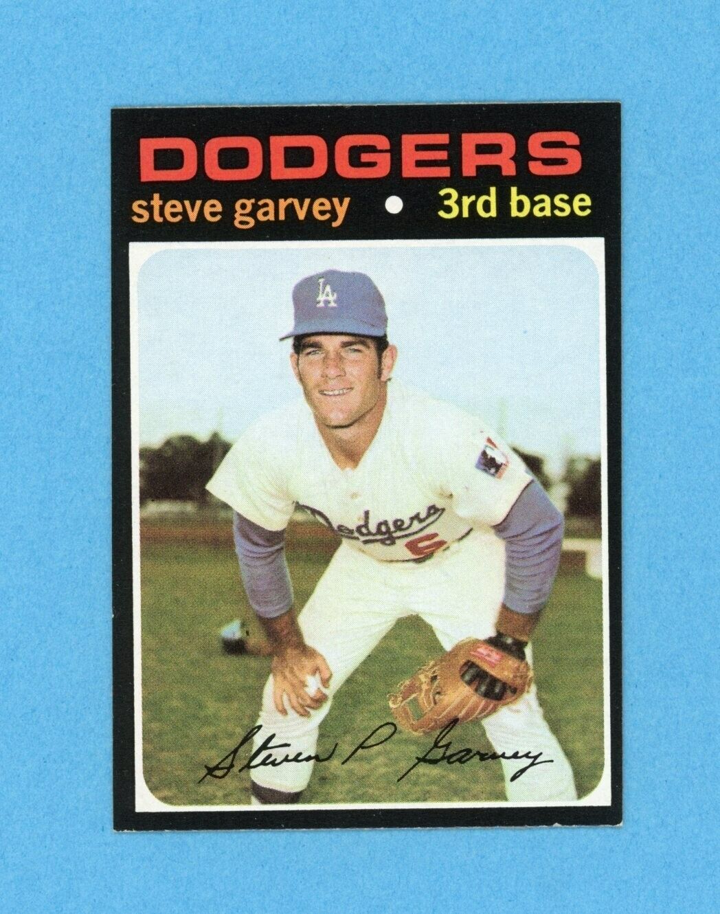 1971 Topps #341 Steve Garvey Los Angeles Dodgers Rookie Baseball Card NM