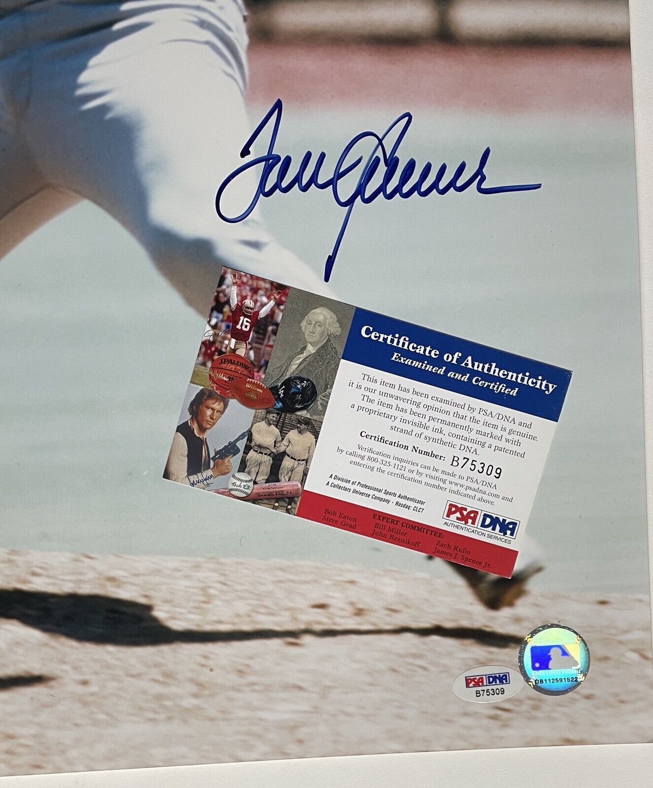 Tom Seaver Cincinnati Reds HOFer SIGNED 16x20 Photo w/ PSA DNA Certification